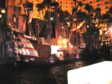 photo of Treasure Island Casino's pirate show