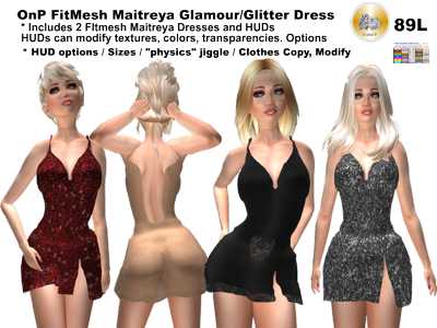 glamour glitter dress